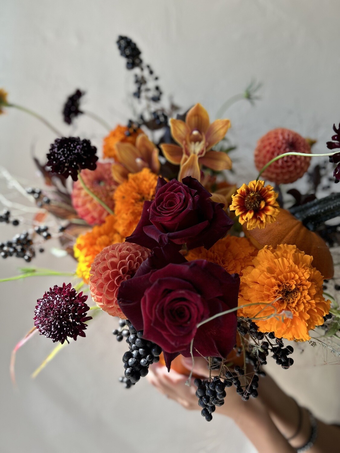 GOTHIC PUMPKIN ARRANGEMENT