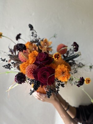 GOTHIC PUMPKIN ARRANGEMENT