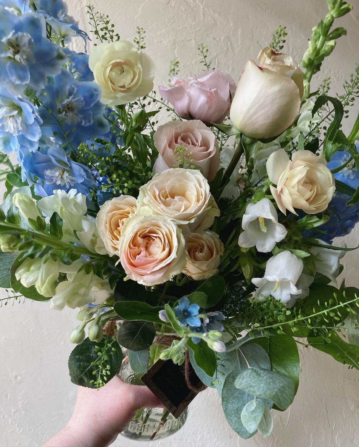 PRETTY PASTEL MASON JAR