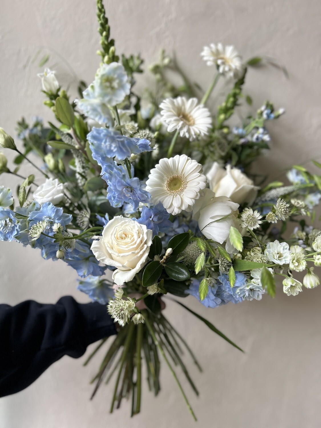 SPRINGTIME SKY HANDTIED BOUQUET