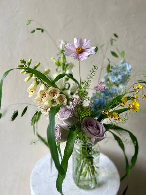 SUMMER FIELD FLOWERS JAR