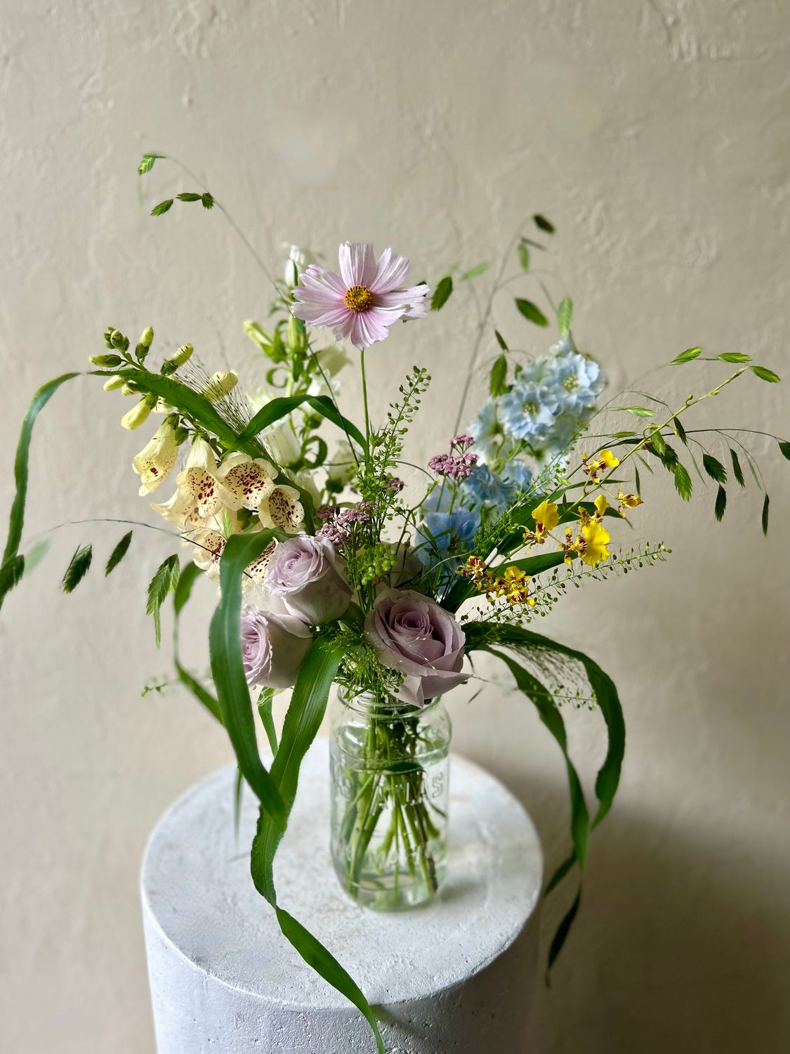 SUMMER FIELD FLOWERS JAR