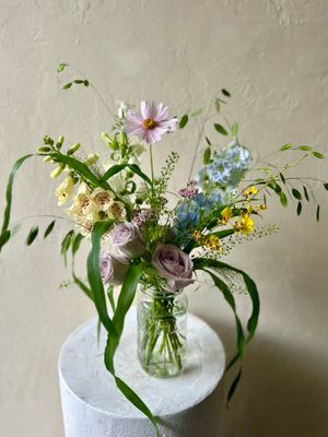 SUMMER FIELD FLOWERS JAR
