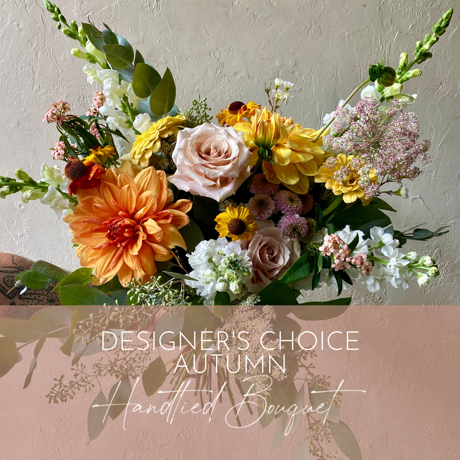 DESIGNER'S CHOICE - AUTUMN HANDTIED BOUQUET