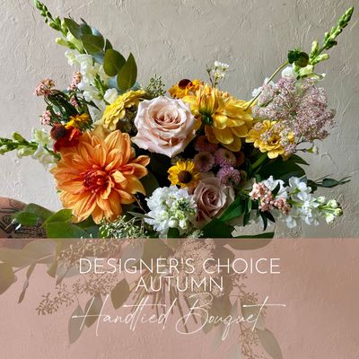 DESIGNER'S CHOICE - AUTUMN HANDTIED BOUQUET