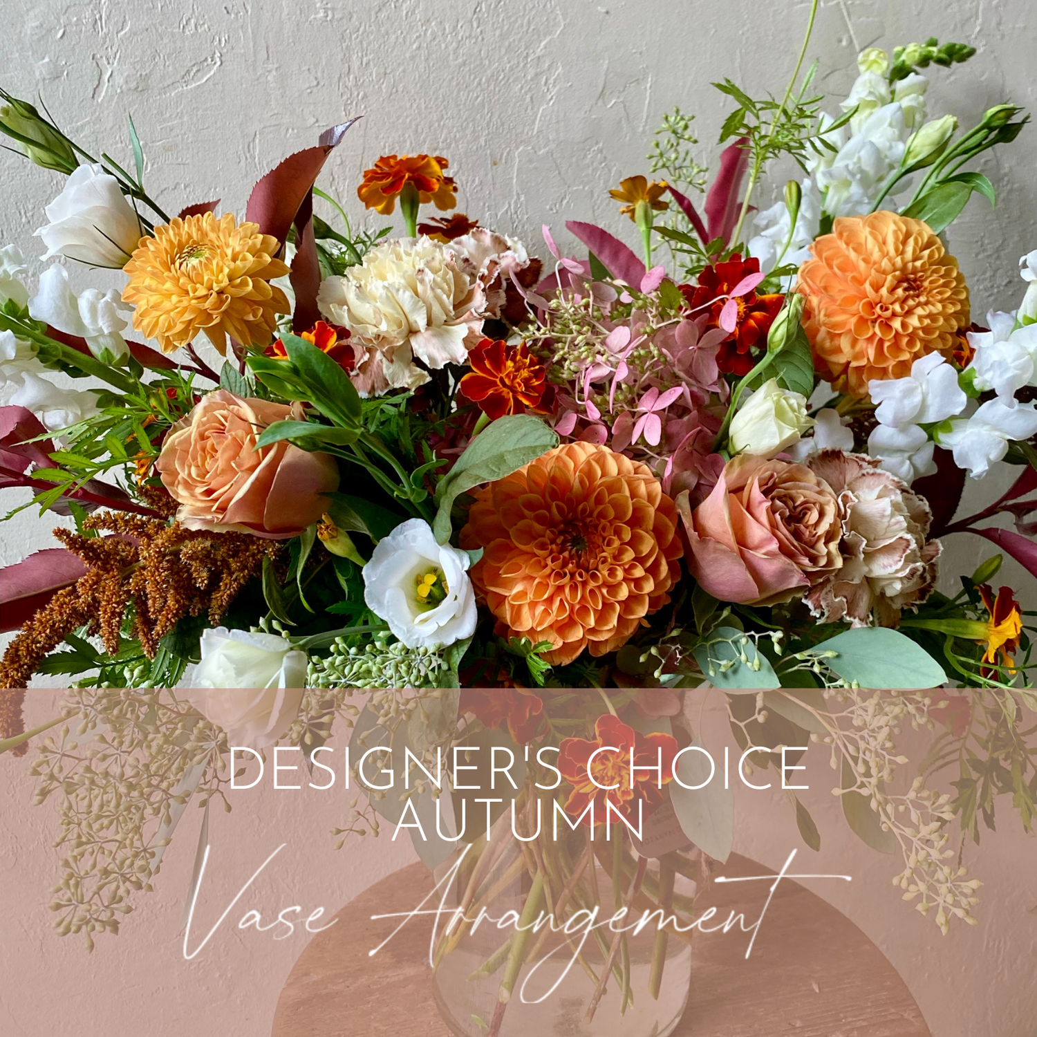 DESIGNER'S CHOICE - AUTUMN VASE ARRANGEMENT