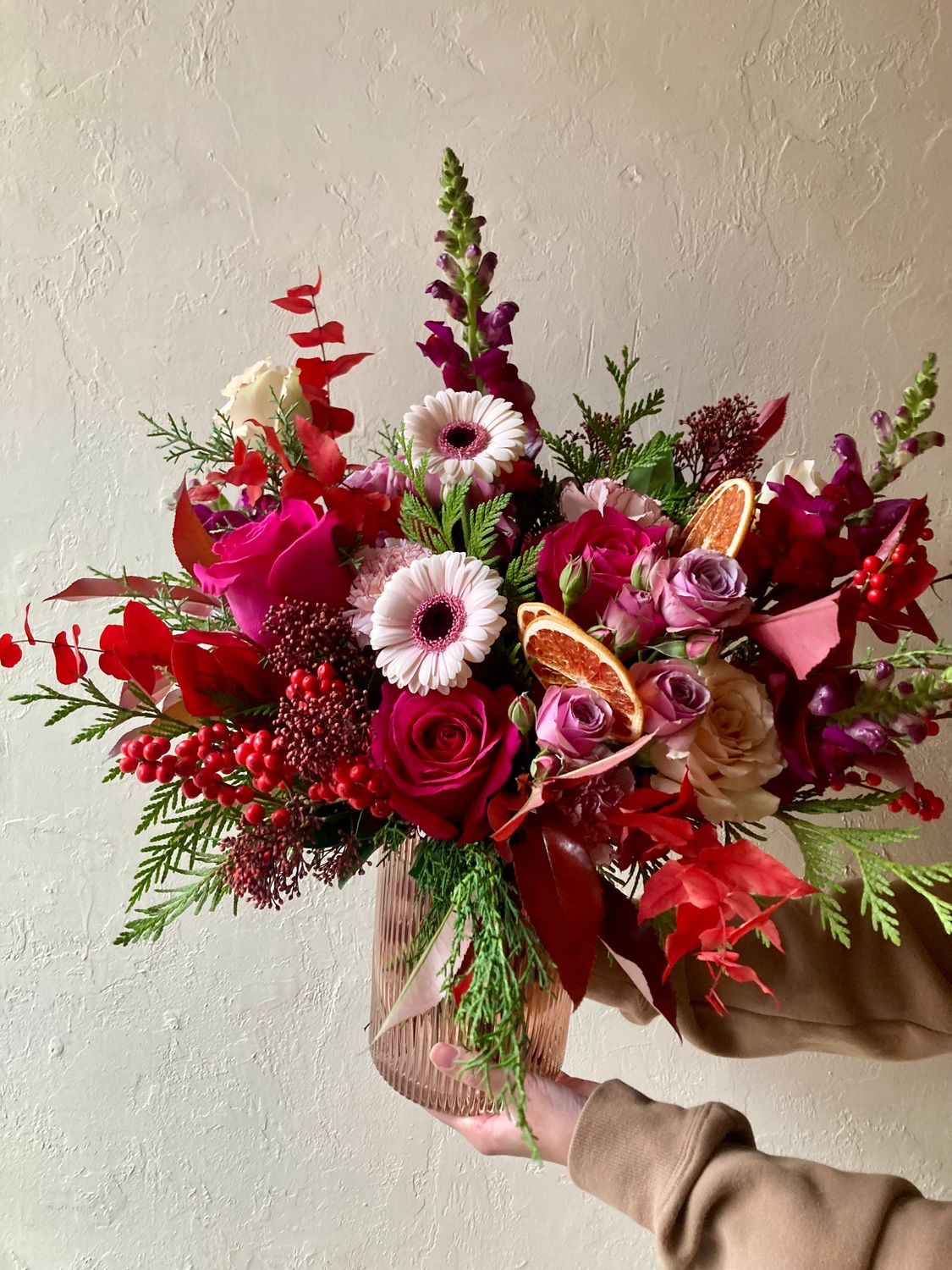 VIBRANT WINTER VASE