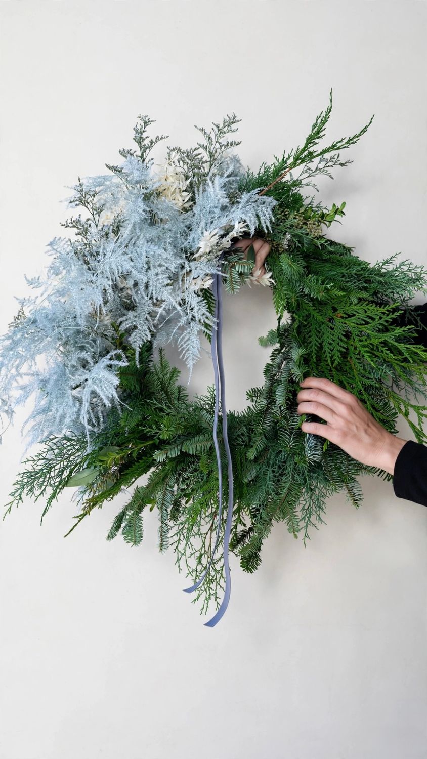 ICY WINTER WREATH