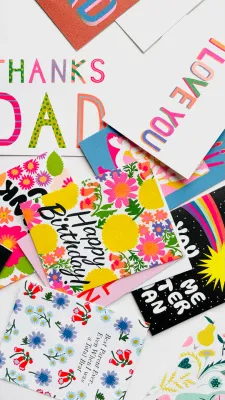 GROOVY FLORAL THANK YOU NOTE CARD