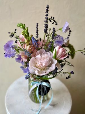 LAVENDER PEONY JAR