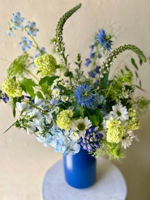 MAISY  IN BLUE VASE