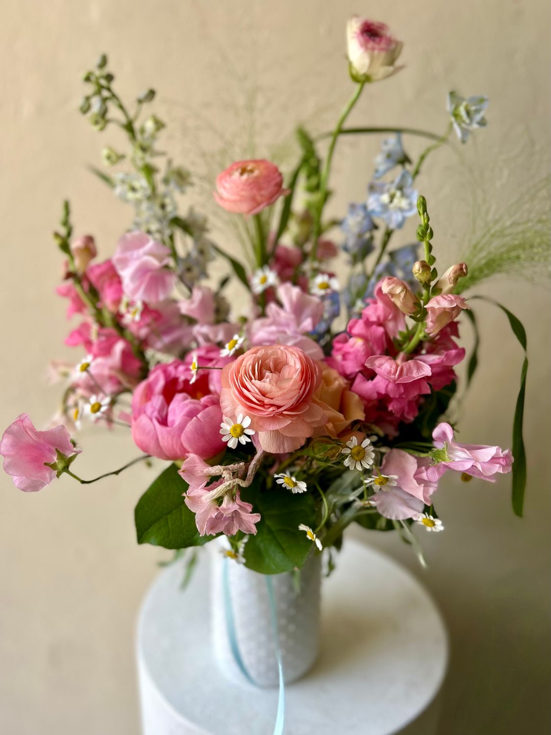 HOW SWEET IT IS HOBNAIL VASE