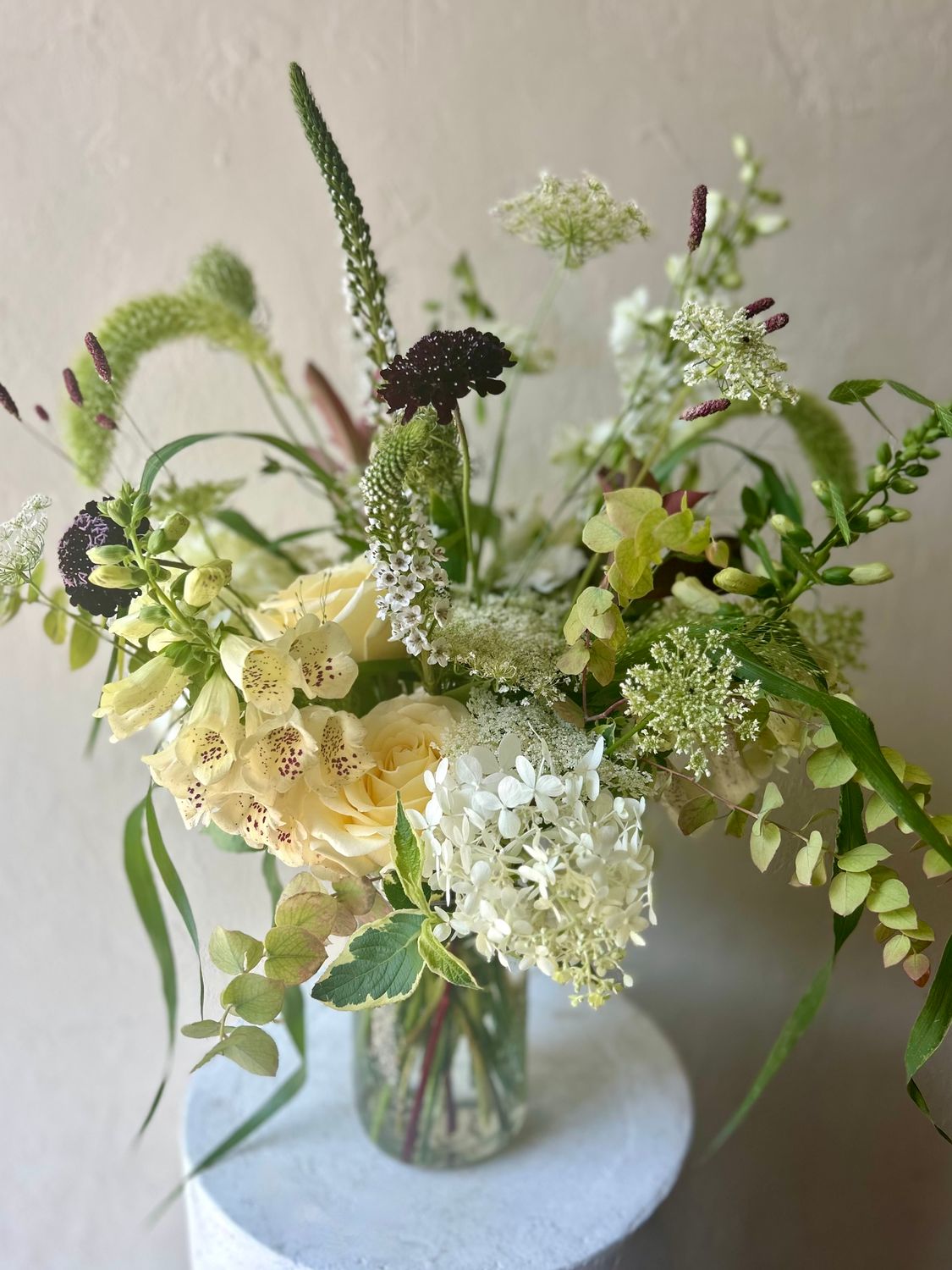 FIELDS OF FLOWERS MASON JAR