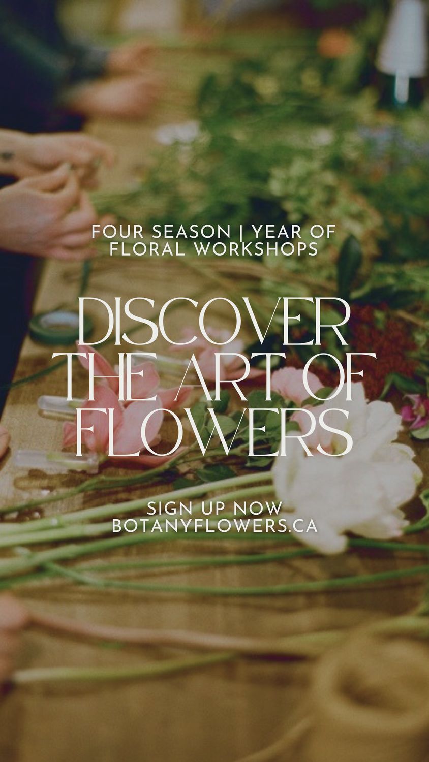 FOUR SEASON | YEAR OF FLORAL WORKSHOPS