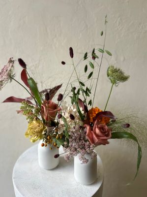 BOHO AUTUMN BUD VASES