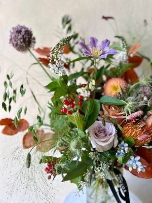 WILD AUTUMNAL MASON JAR
