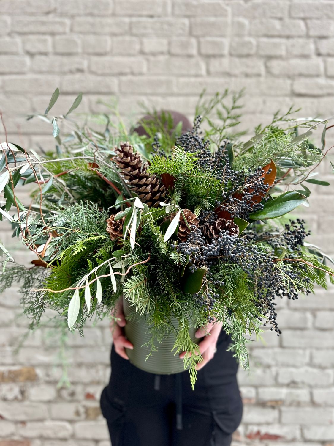 CINNAMON + CLOVE WINTER PLANTER
