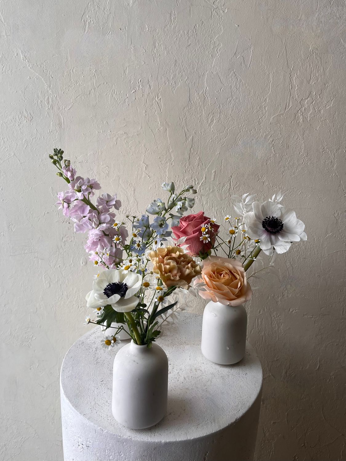 SUGARY SPRING BUD VASES