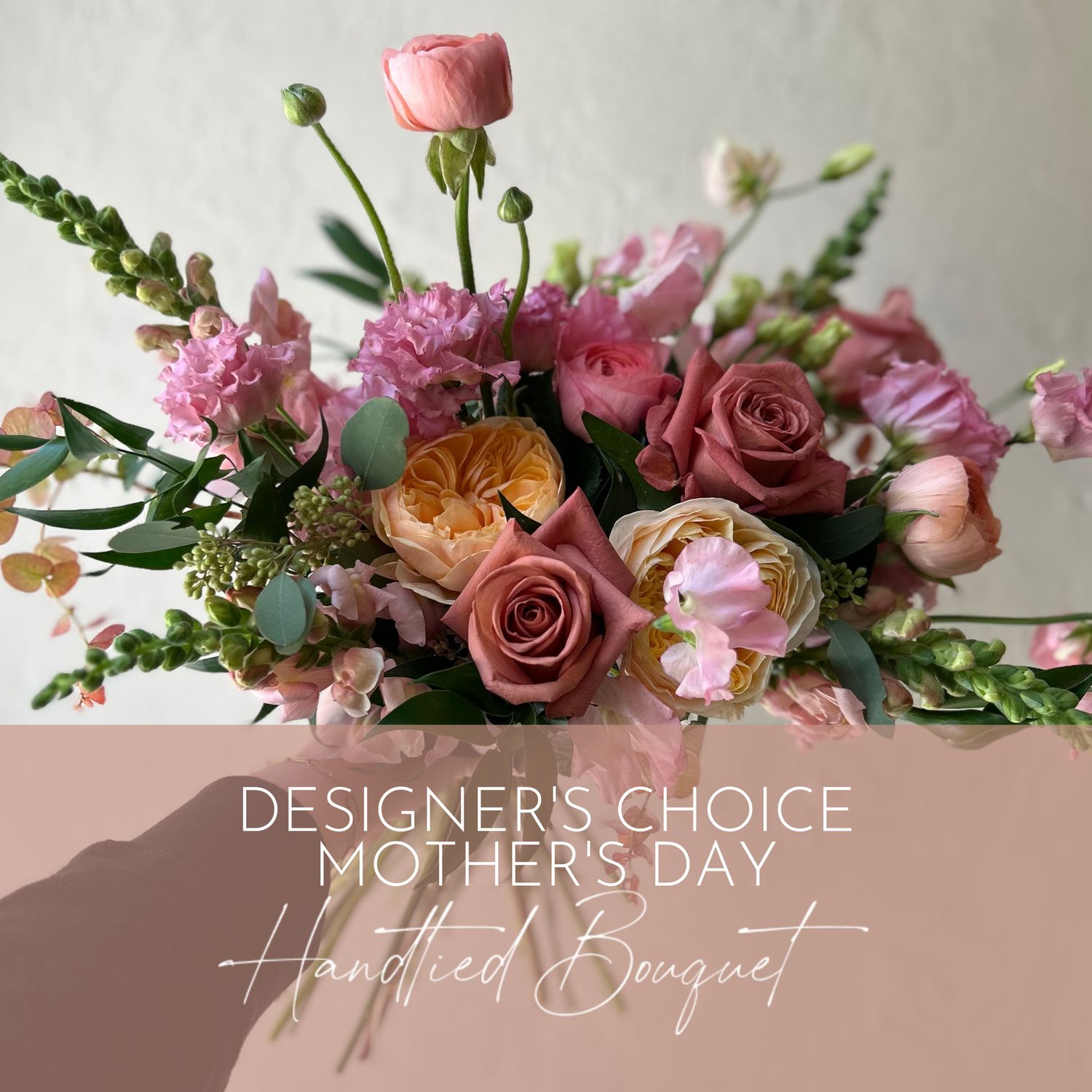DESIGNER'S CHOICE - SHIMMER HANDTIED BOUQUET
