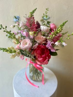VIBRANT SUMMER MASON JAR