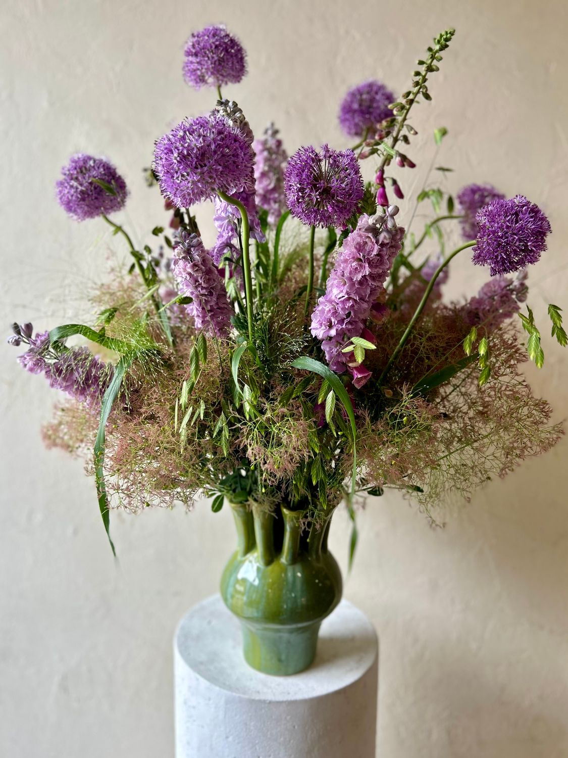 SUMMER IN MULTI STEM CERAMIC VASE