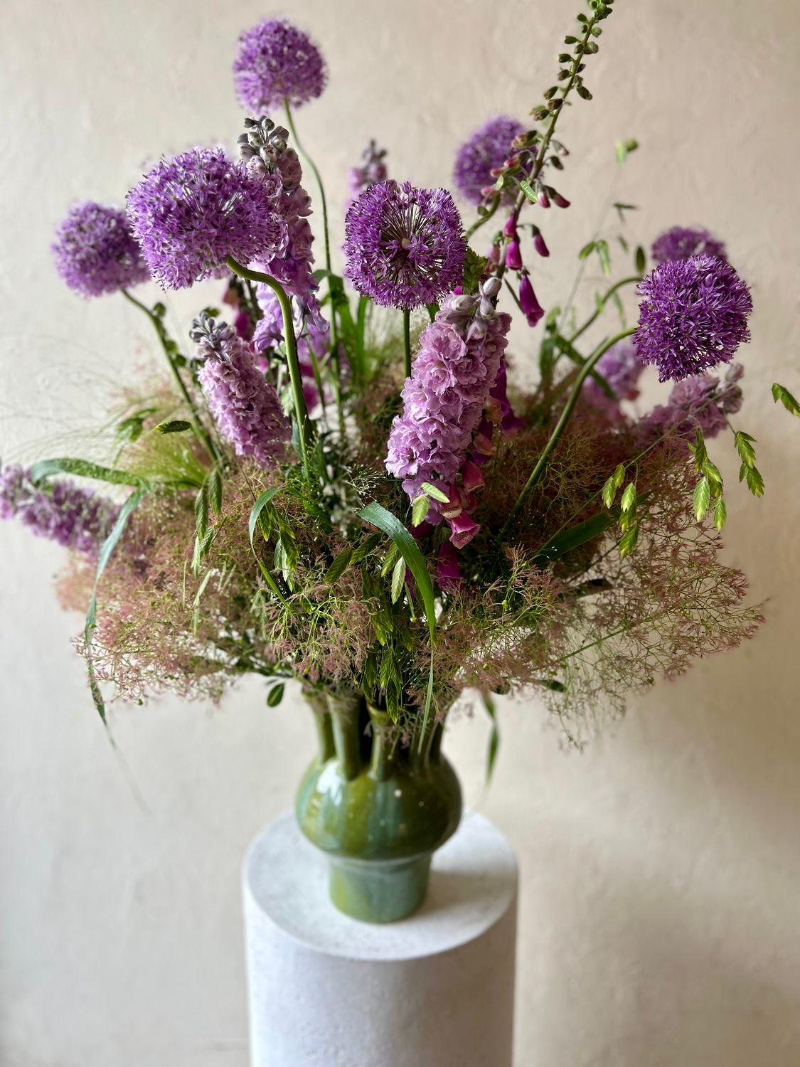 SUMMER IN MULTI STEM CERAMIC VASE