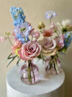 FAIRY FLOSS BUD VASES