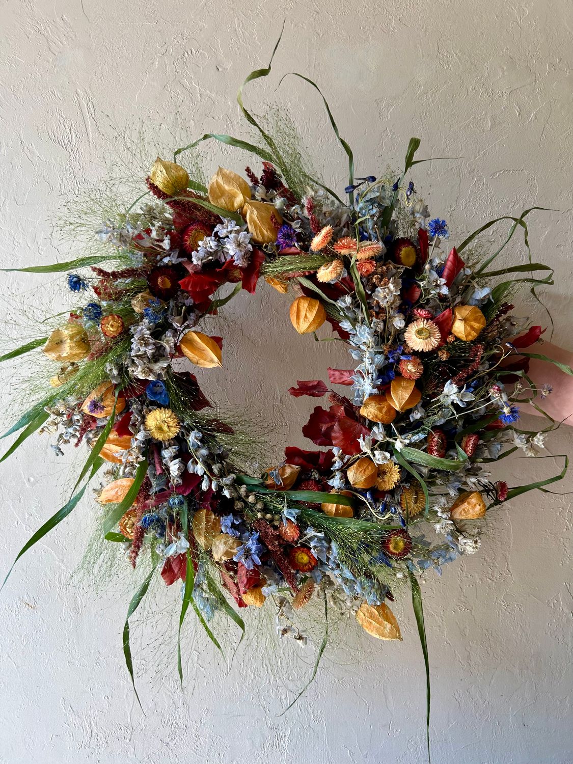 SUMMER IN FALL DRIED WREATH