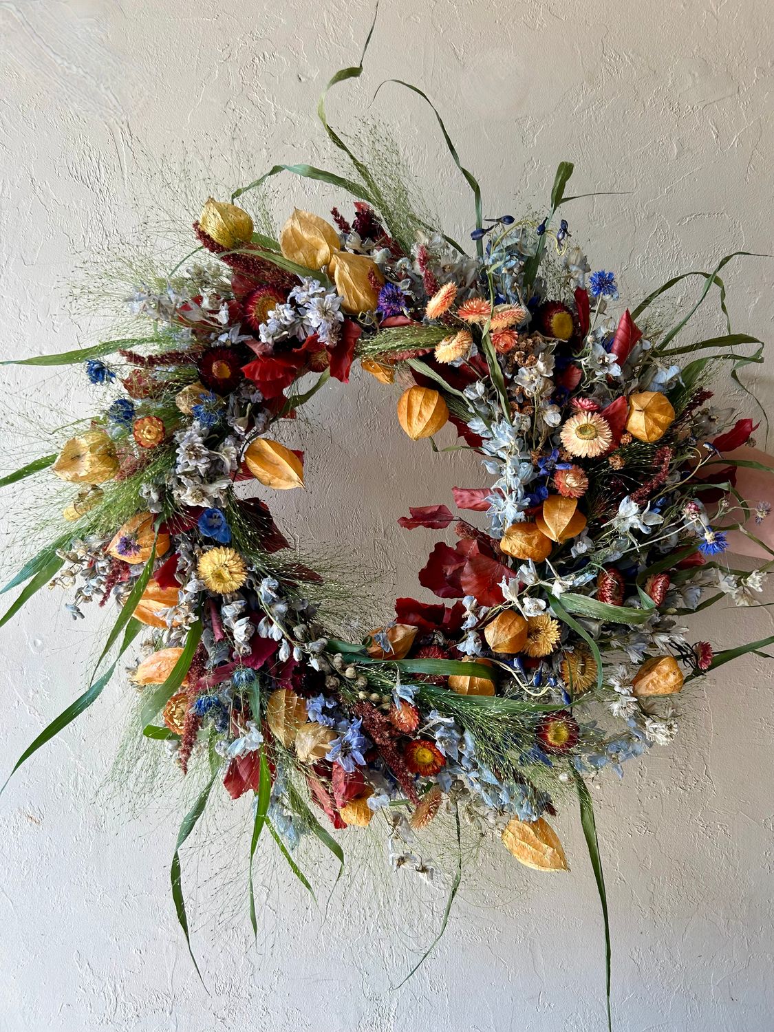 SUMMER IN FALL DRIED WREATH