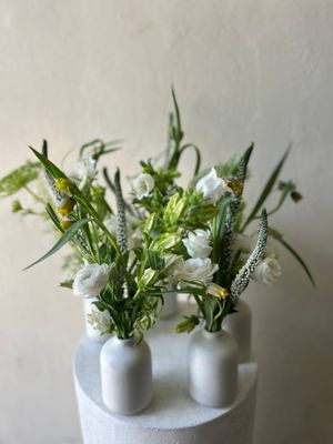 BUD VASES - FRESH FLOWERS