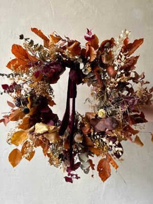 AUTUMN COTTAGE DRIED WREATH