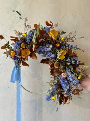 STARRY NIGHT EVERLASTING AUTUMN WREATH