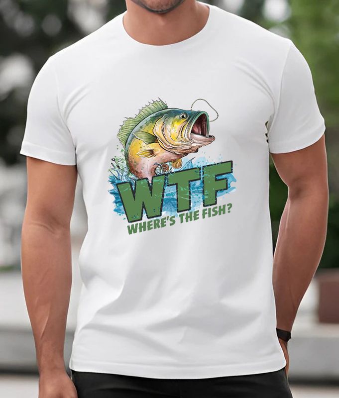 Camiseta Blanca Fish
