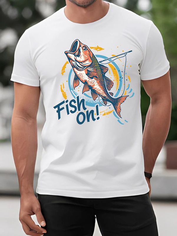 Camiseta Hombre Fish On.