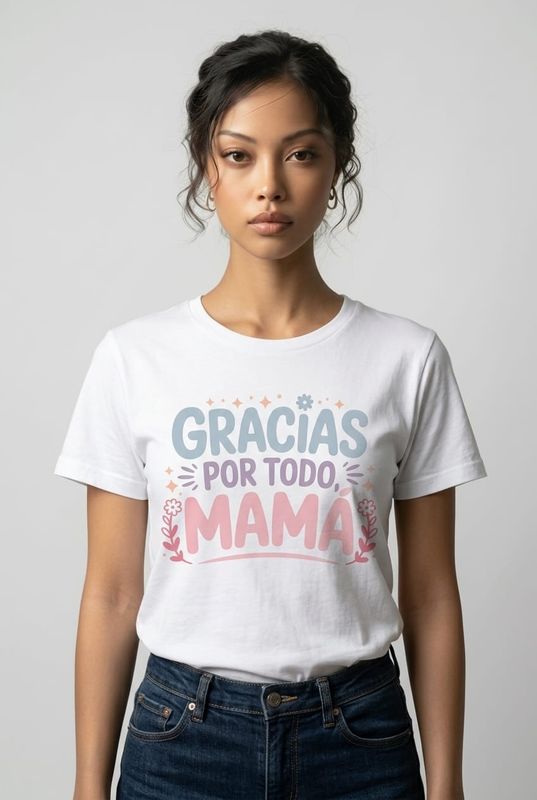 Camiseta "Gracias por todo mamá"