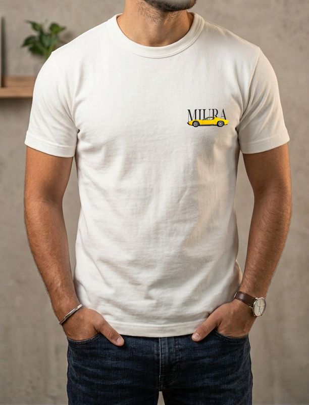 Camiseta con diseño de coche
