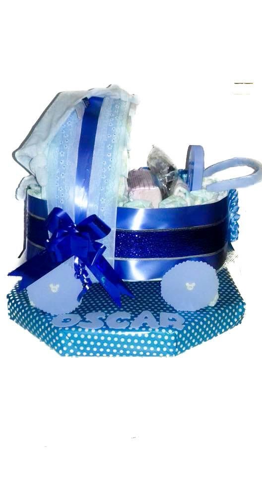 Tartas de Pañales carrito bebé, Coche Formula 1, Moto , Triciclo