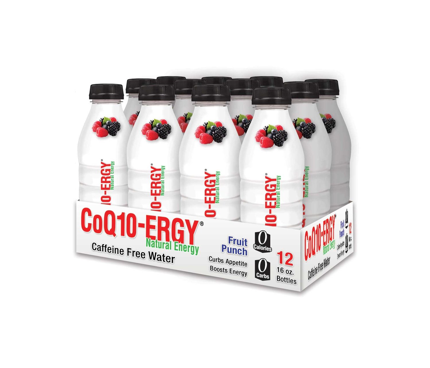 CoQ10-ERGY FRUIT BERRY PUNCH MAX 16 OZ. (12 PACK)
