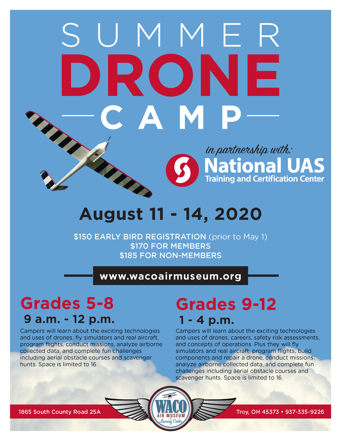 Youth Drone Camp Registration: Grades 5-8