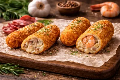 Jamón + Gambón al ajillo - Pack degustación - 48 uds Jamón + Gambón al ajillo - Pack degustación - 48 uds