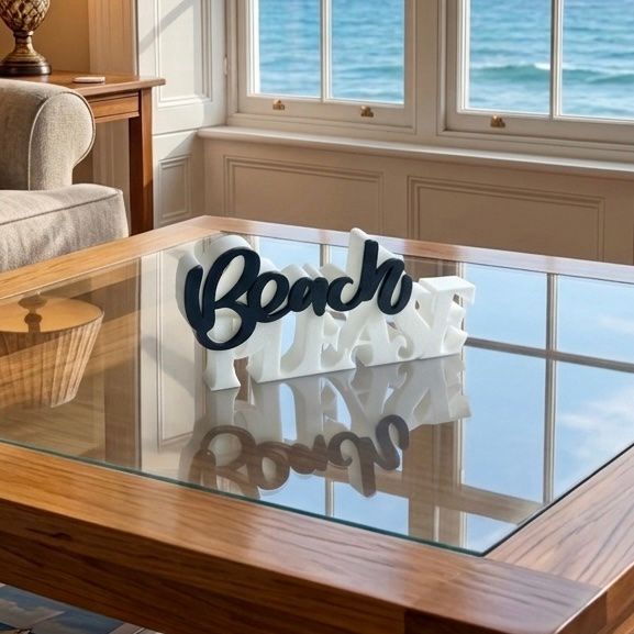 3D dekorativni natpis – Beach Please
