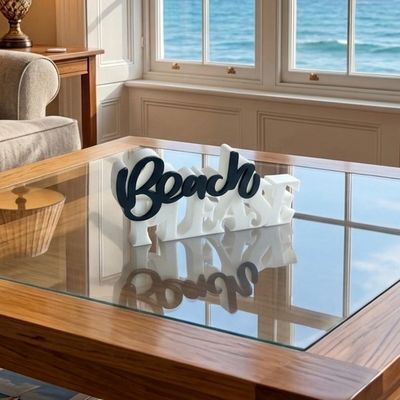 3D dekorativni natpis – Beach Please