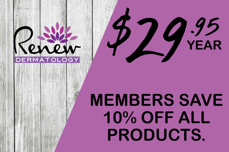 Renew Dermatology Annual Product Membership