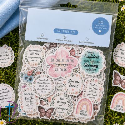 Bybel verse stickers 