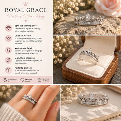 Egte sterling silver ring