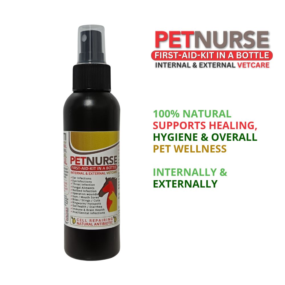 PetNurse 125 ml  - First-aid-kit in a bottle, Internal/External VetCare