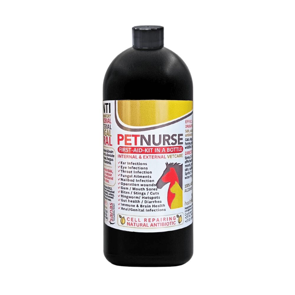 PetNurse 1000 ml - First-aid-kit in a bottle, Internal/External VetCare