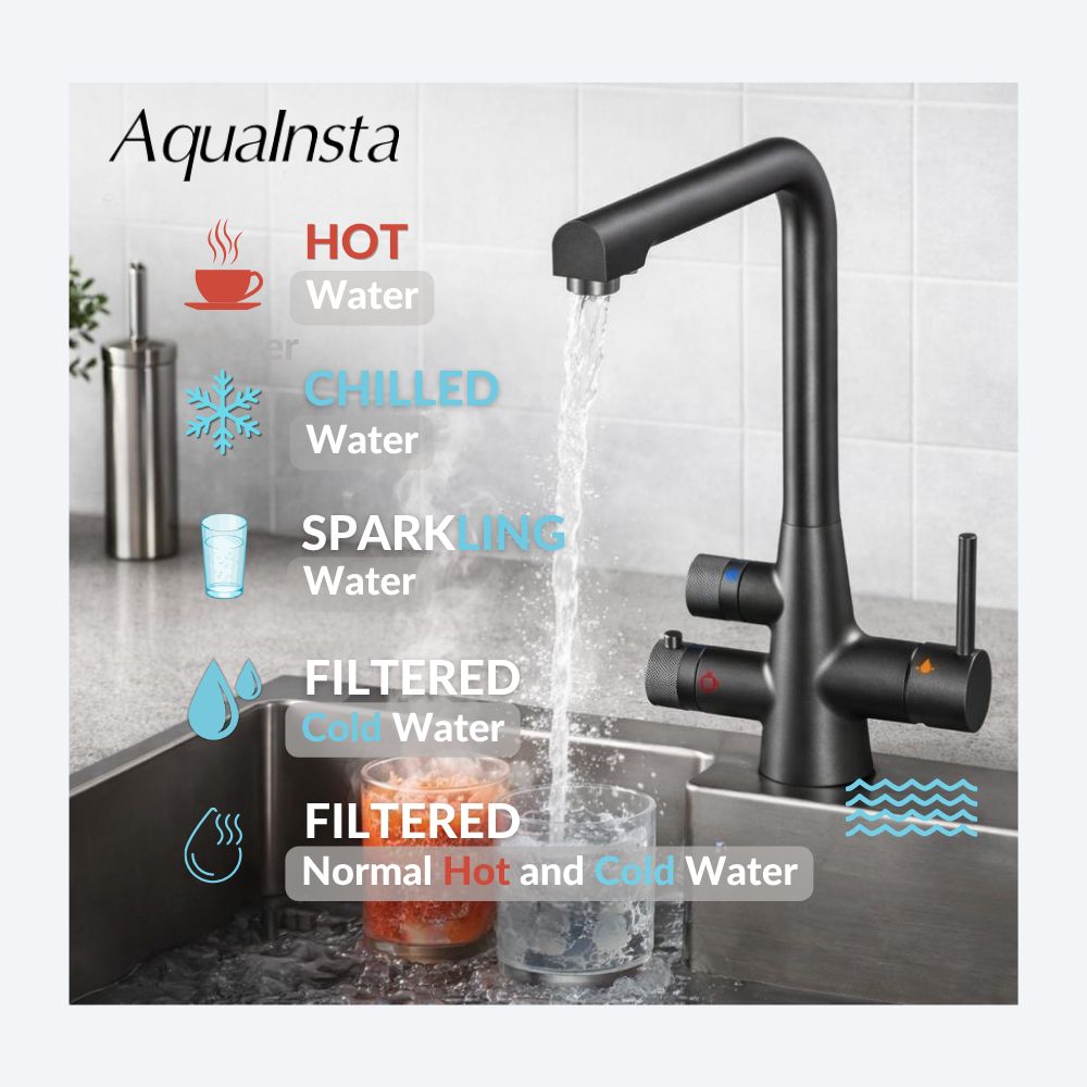 5-in-1 Smart Water Tap | Boiling, Chilled &amp; Sparkling Water