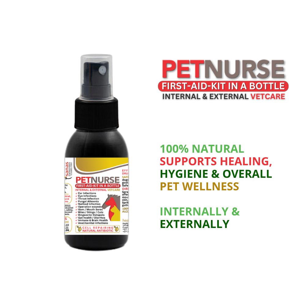 PetNurse 50 ml  - First-aid-kit in a bottle, Internal/External VetCare