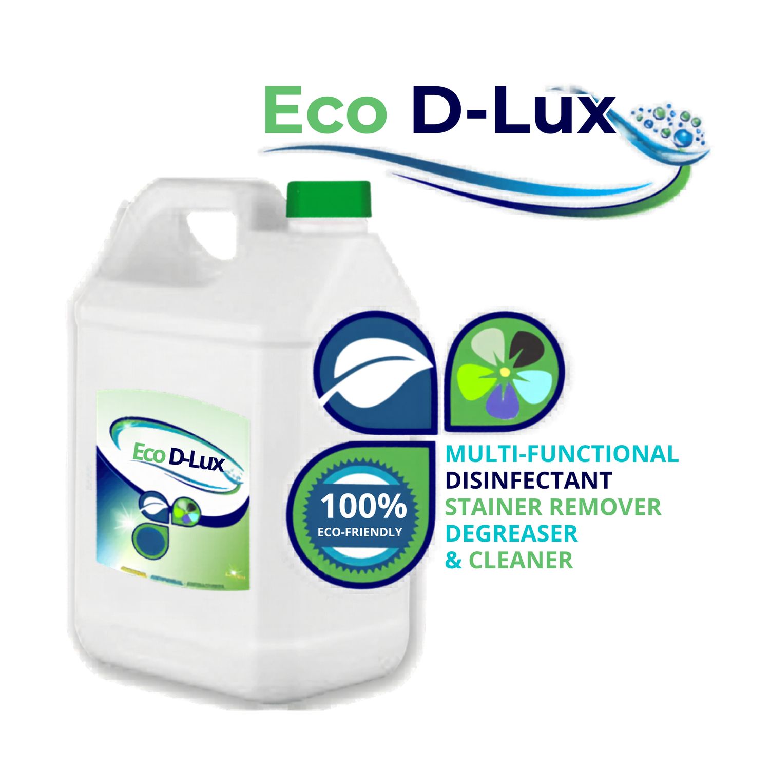 EcoD-lux Multifunctional Stain Remover, Degreaser &amp; Cleaner 5 L
